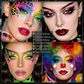 UCANBE brush applying shadow demonstrating blendability and precise placement