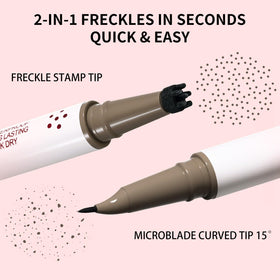 UCANBE close-up of the 15° curved precision tip demonstrating accurate dot placement benefit
