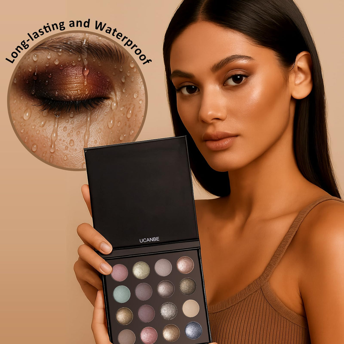 UCANBE daytime eye look using neutral mattes for subtle, wearable definition