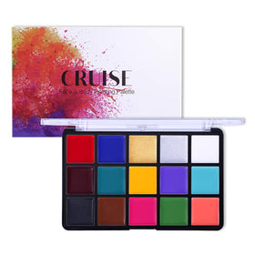 UCANBE festival lifestyle shot showing long-lasting colorful makeup for events