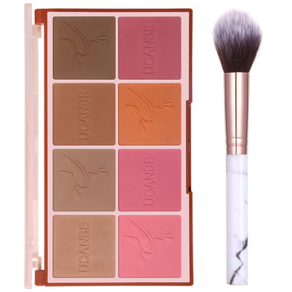 UCANBE front packaging showing compact palette and included brush for travel convenience