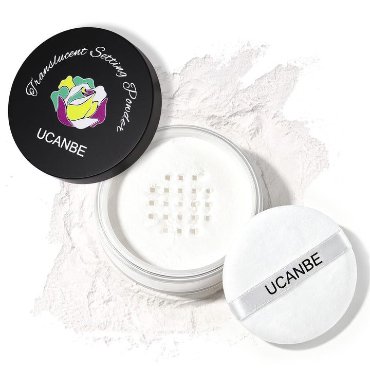UCANBE front packaging showing translucent powder and brand benefit