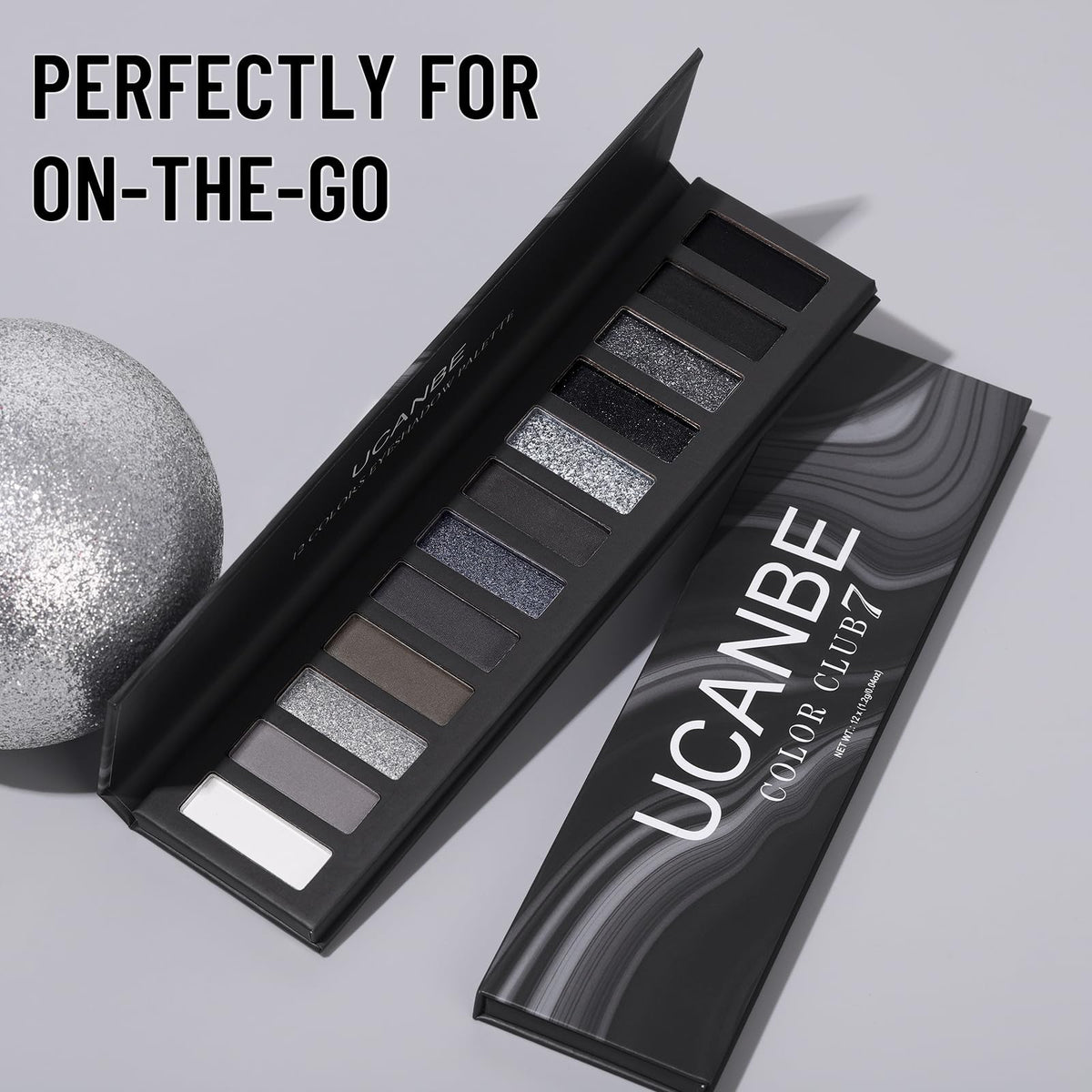 UCANBE smoky eye application on model showing dramatic depth and long-lasting finish