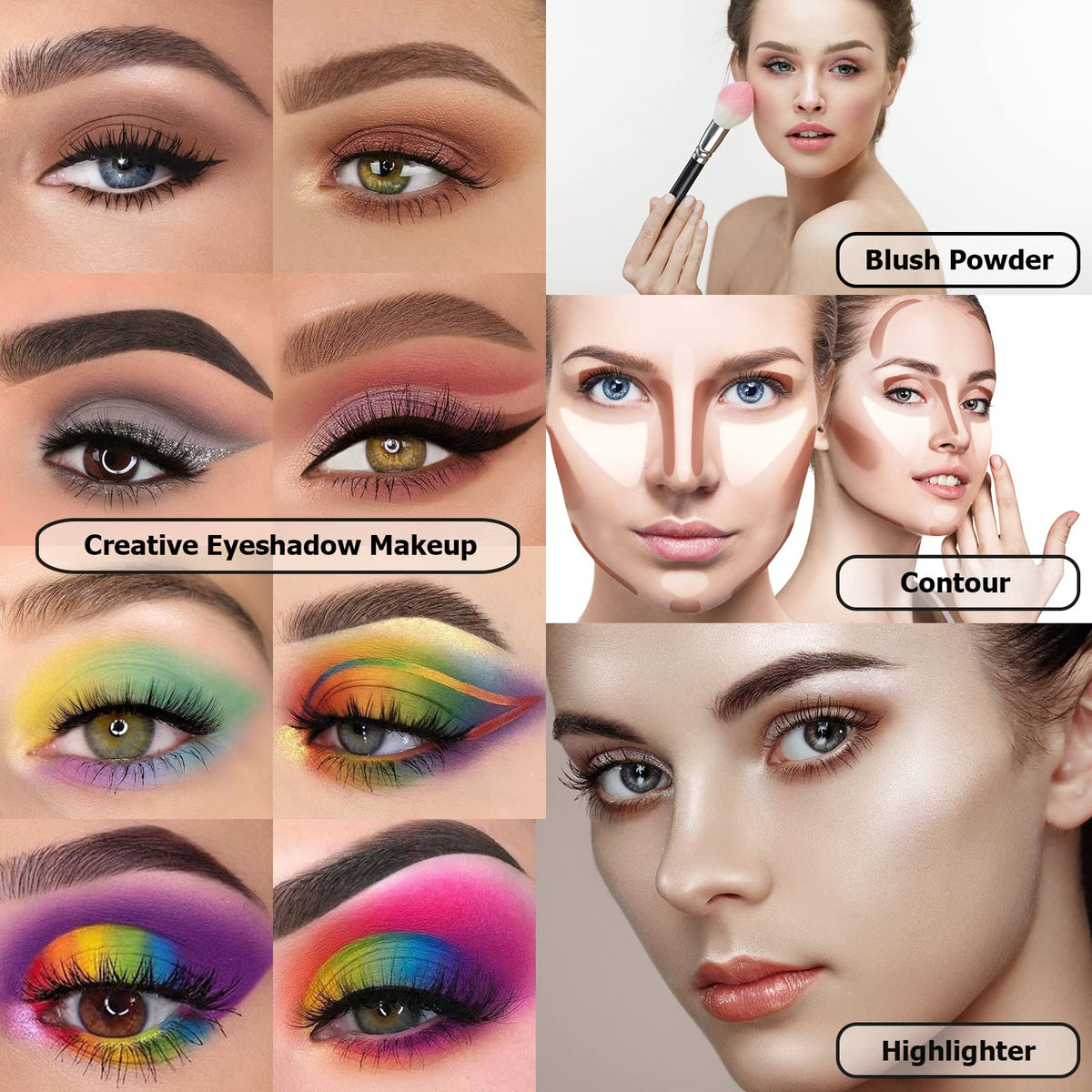 UCANBE applying glitter on lid for enhanced sparkle and long-wear