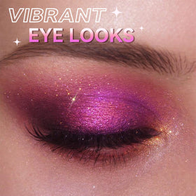 UCANBE applied evening eye look highlighting shimmer for photo-ready results