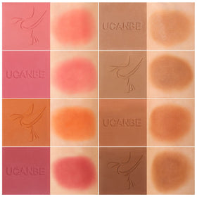 UCANBE palette inside a makeup bag illustrating portable all-in-one face set