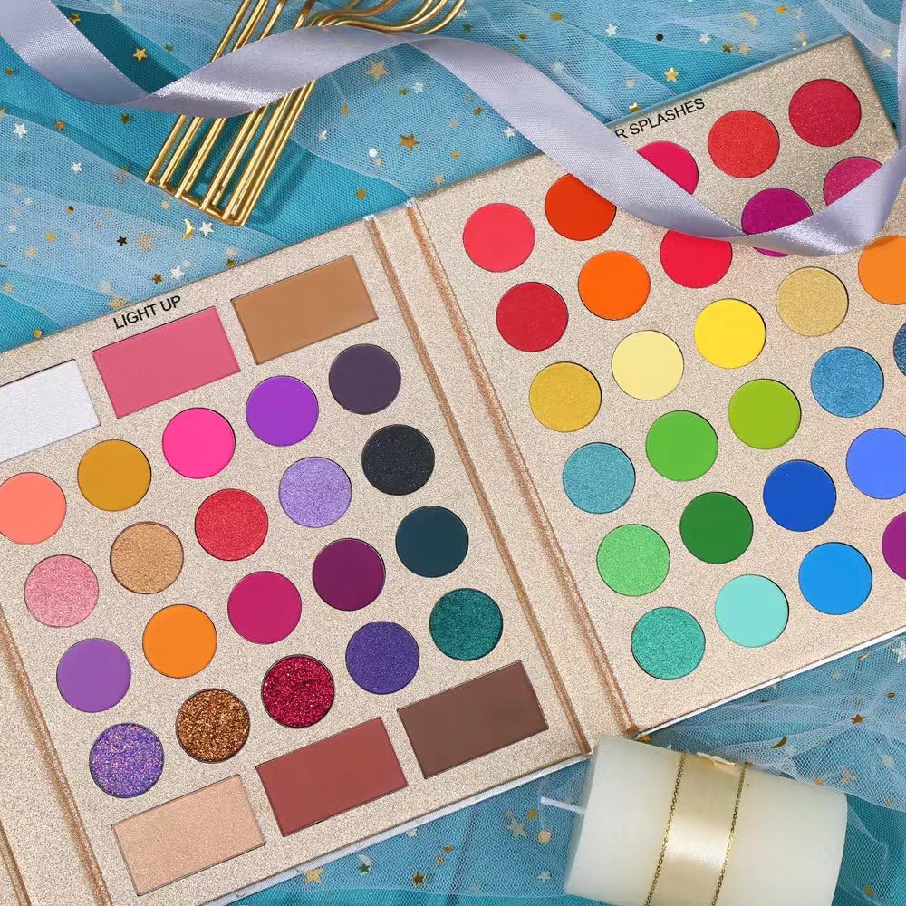 UCANBE open full palette displaying all 86 shades for versatile looks