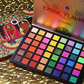 UCANBE open palette overhead revealing 48 colors for versatile looks and mixability