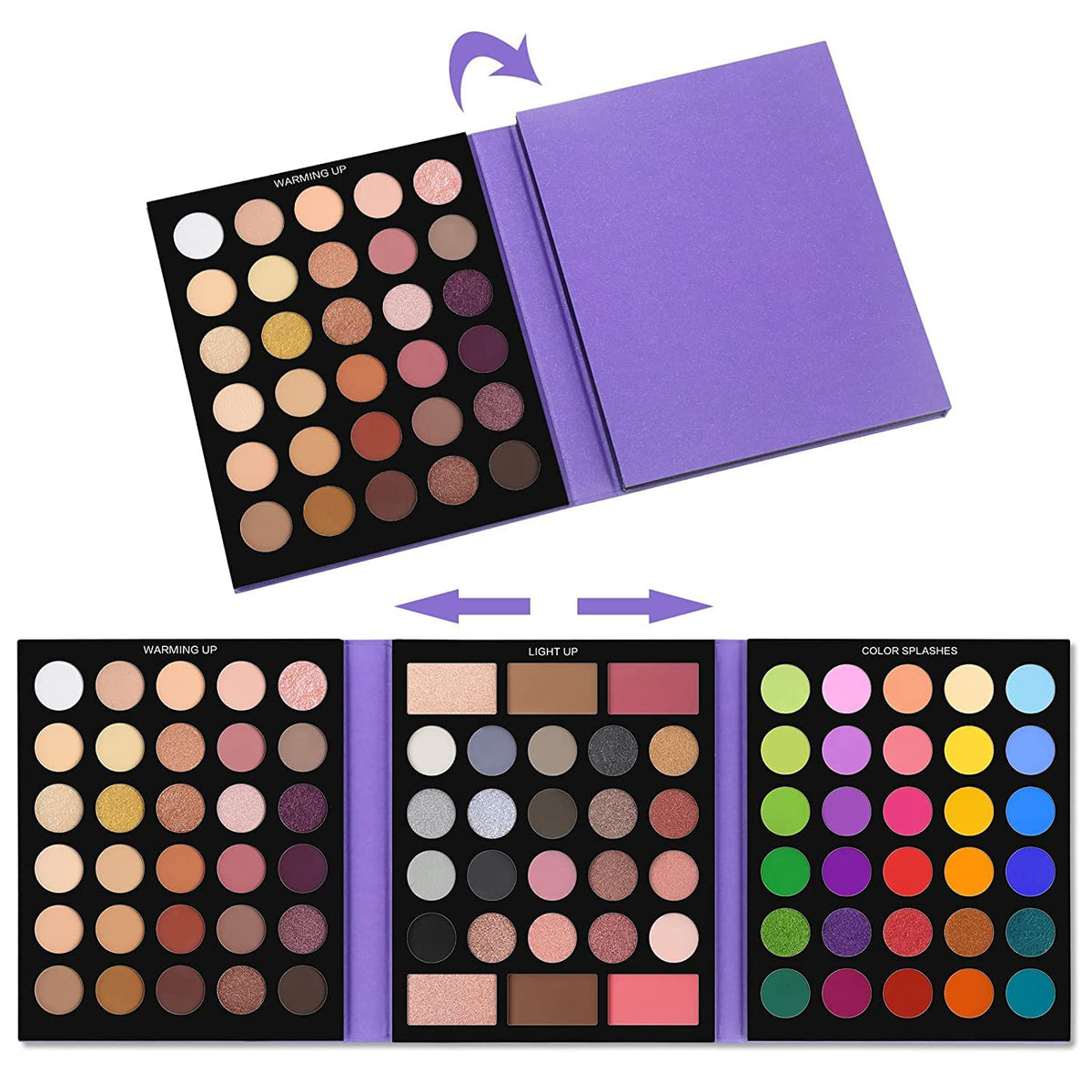 UCANBE packaging with magnetic closure keeping pans secure