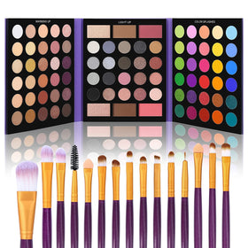 UCANBE palette front open showing all 86 colors and variety