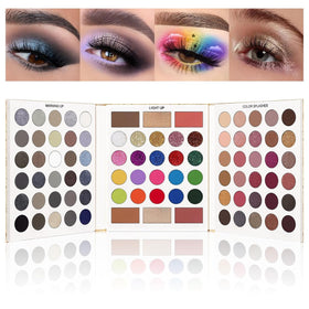 UCANBE palette front open showing 86 colors for complete looks