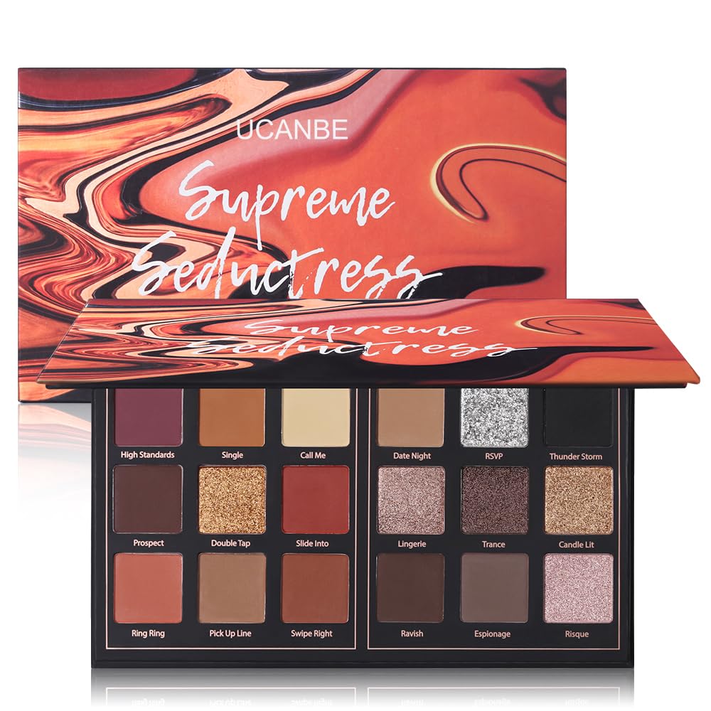 UCANBE front packaging showing palette face and shade display for easy choice
