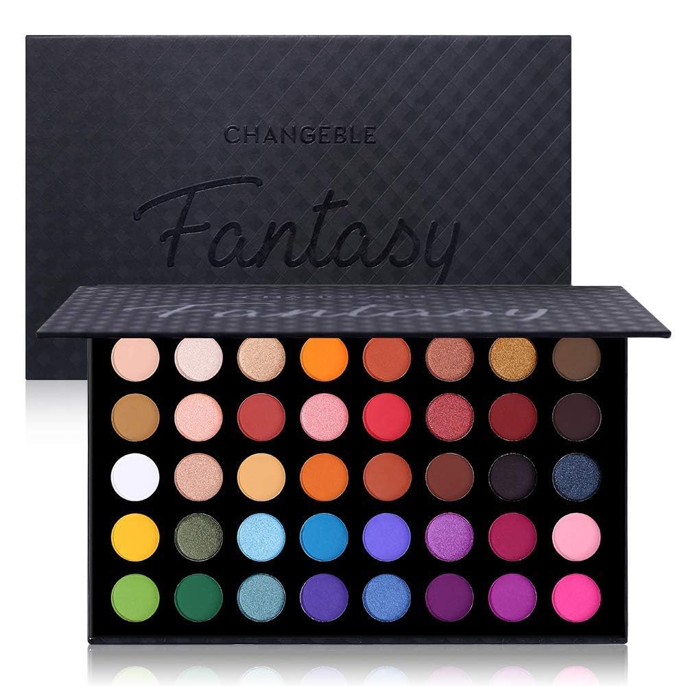 UCANBE palette front packaging showing compact travel-ready case and shade range