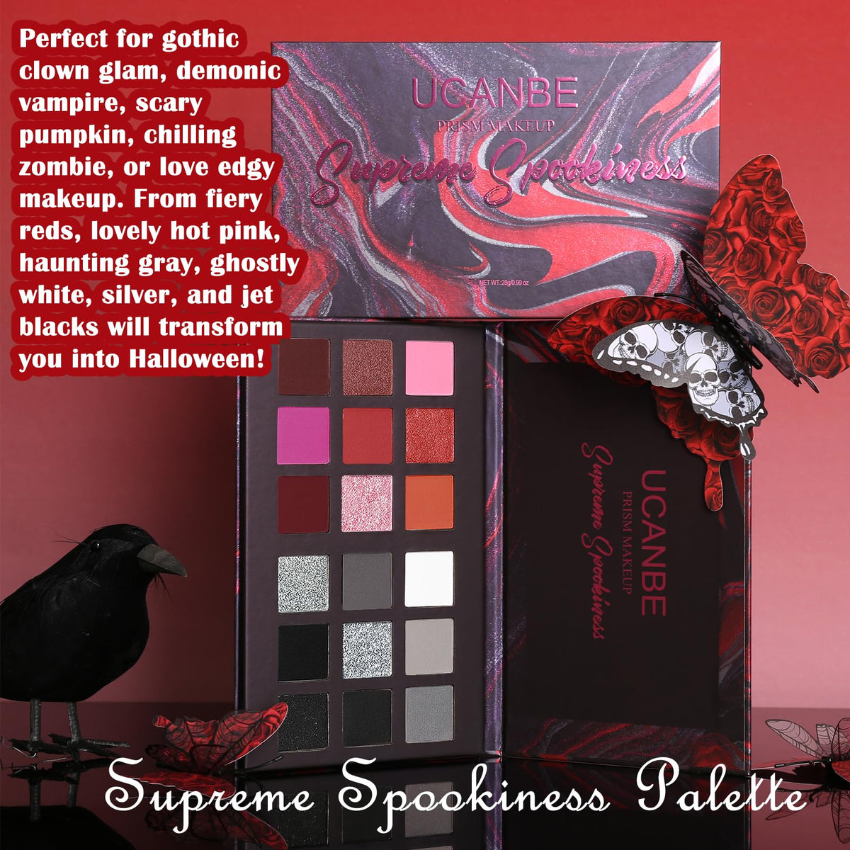 UCANBE palette in hand to show compact size and travel-friendly design