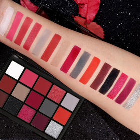 UCANBE palette tucked in a makeup bag illustrating travel-friendly convenience