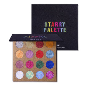 UCANBE palette in a party setting showing festival-ready shimmer and versatility benefit