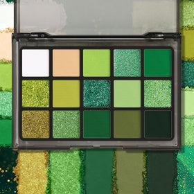 UCANBE powder swatches on arm showing vivid pigmentation and smooth payoff