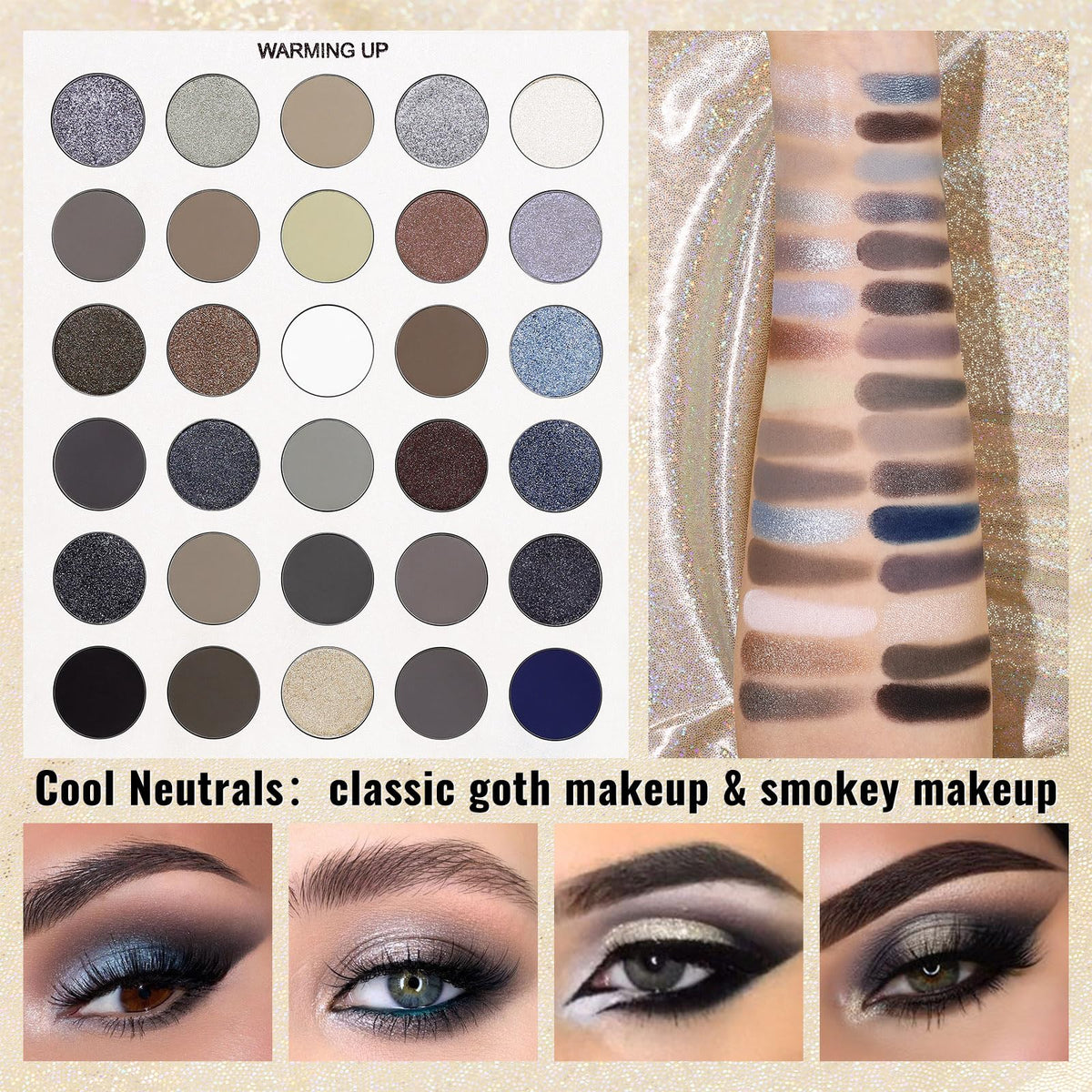 UCANBE chunky pressed glitters detail adding high shine