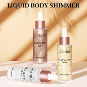 UCANBE bottle beside a hand showing size and easy travel-ready design