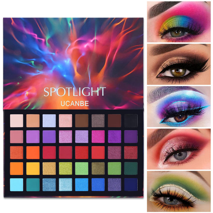 UCANBE front packaging view showcasing 40-color palette and compact design