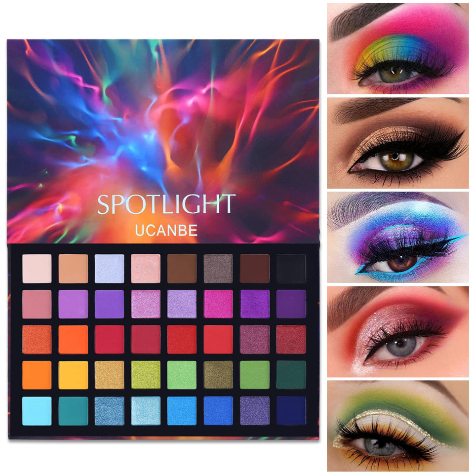 UCANBE front packaging view showcasing 40-color palette and compact design
