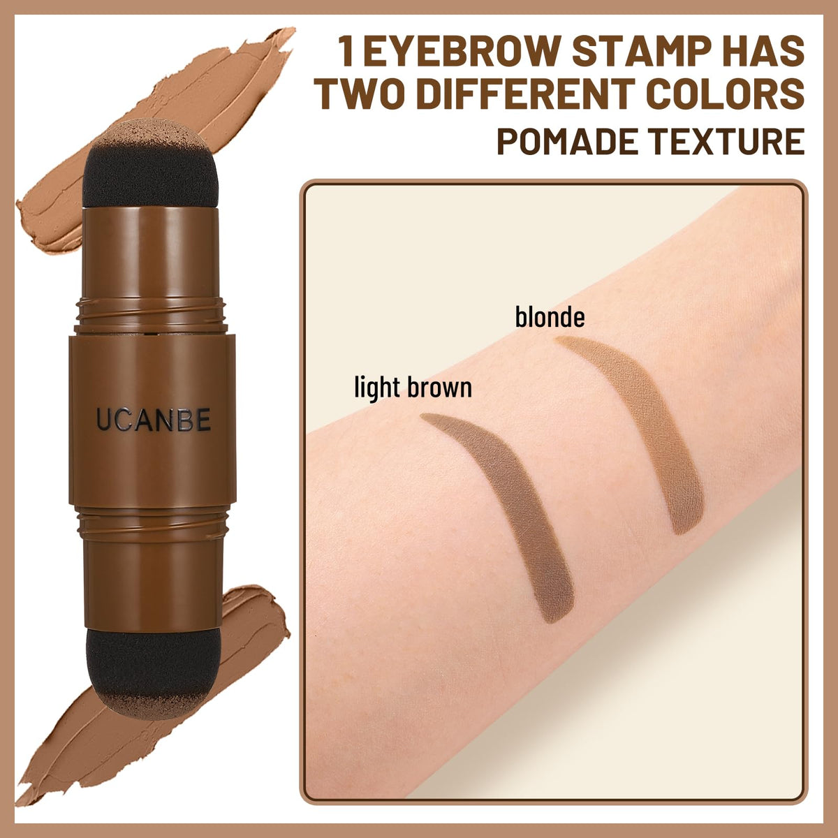 UCANBE reusable stencil set spread showing shape variety for balanced brows
