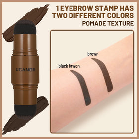 UCANBE variety of 20 reusable eyebrow stencils displayed for shape choices