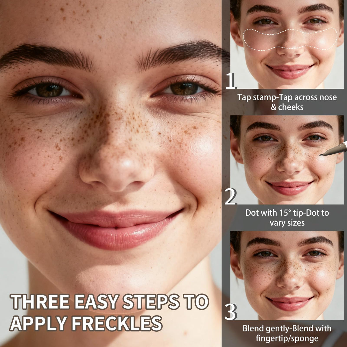 UCANBE texture swatch on skin to show buildable, smudge-resistant formula