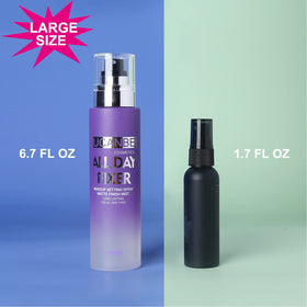 UCANBE bottle inside travel pouch for on-the-go touch-up benefit