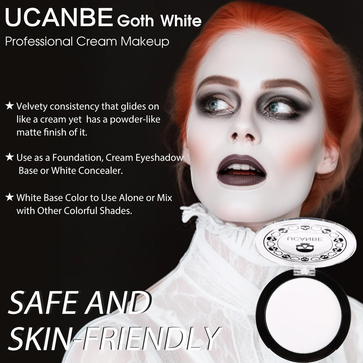 UCANBE product on sponge showing smooth application benefit