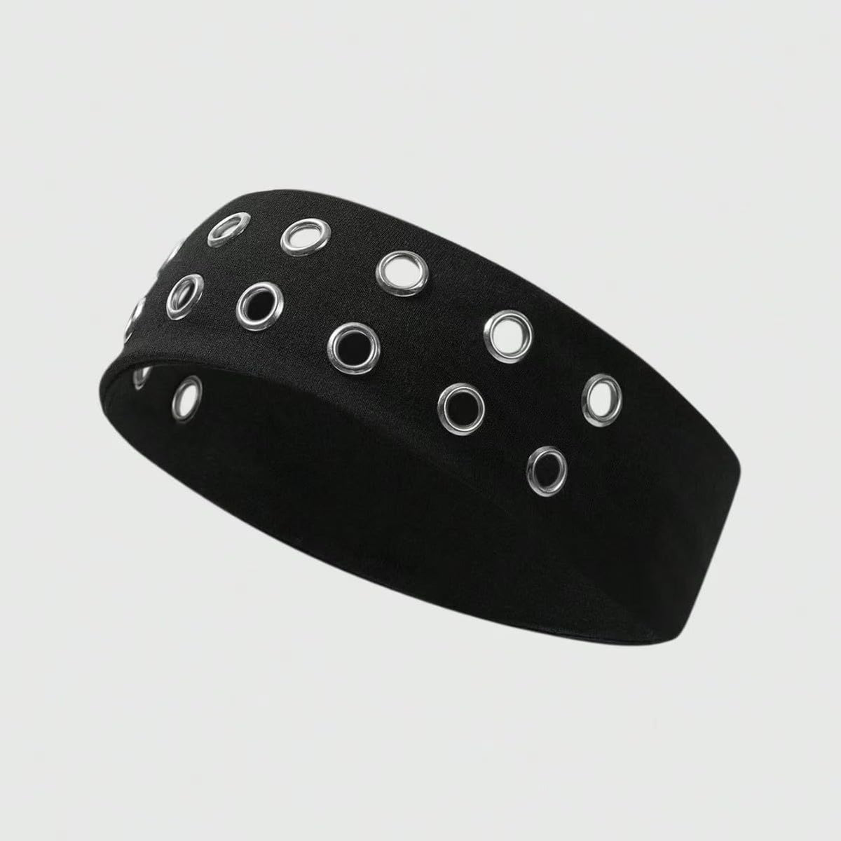 Uchyius close-up of metal grommets highlighting industrial durability