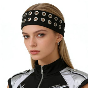 Uchyius side profile on model showing band width and hair control