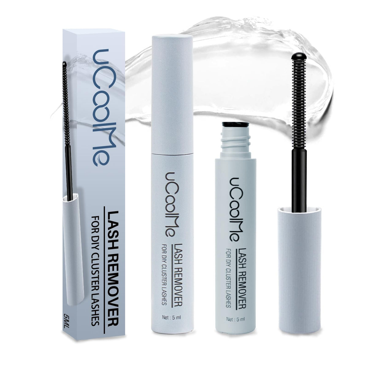 UCOOLME front packaging showing 5ml bottle and gentle remover benefits
