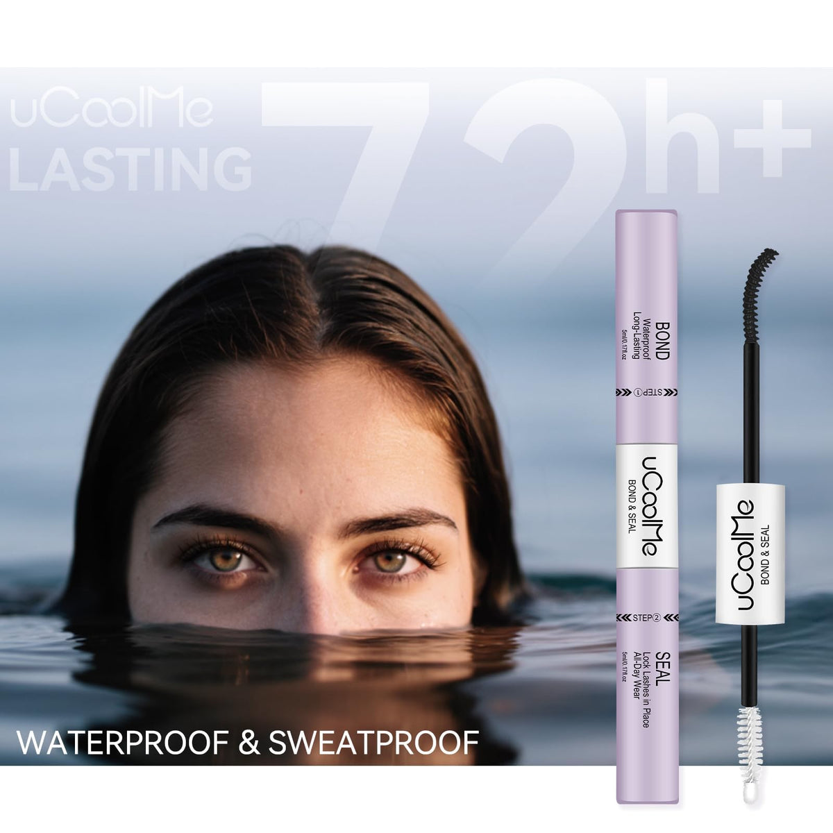 uCoolMe lifestyle night out showing long-lasting lashes for evening confidence