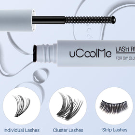 UCOOLME product in use removing lash cluster with minimal pulling