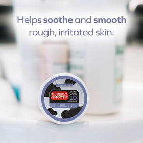 Applying Udderly Smooth on hands for quick non-greasy hydration