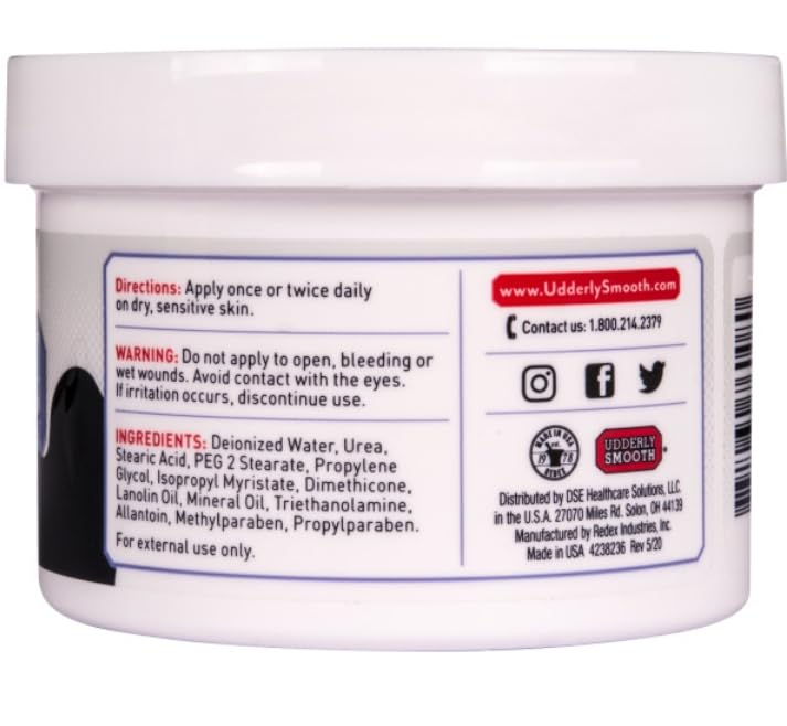 Udderly Smooth on bathroom counter in daily skincare routine