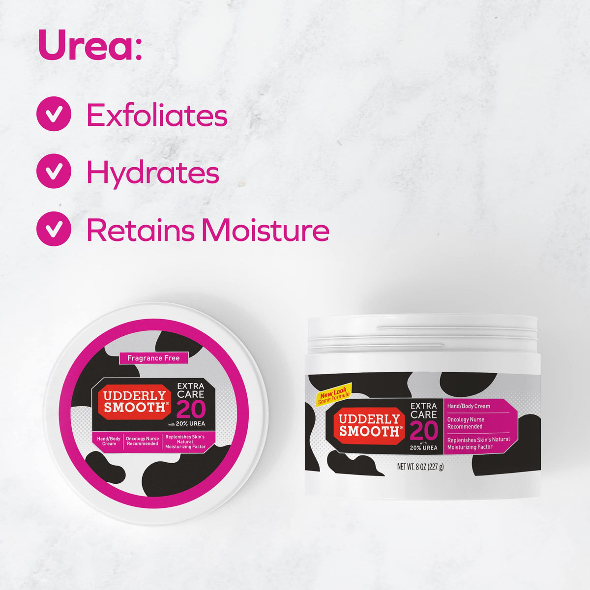 Udderly Smooth applied to feet to soothe and moisturize rough skin