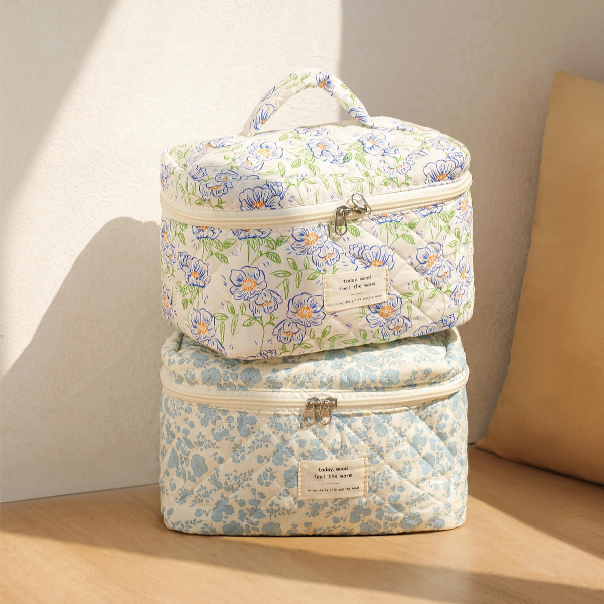 uekeboag in travel setting on suitcase illustrating travel-ready convenience