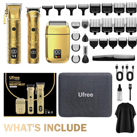 Ufree accessories with barber cape for complete grooming sessions
