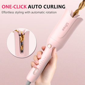 Ufree ceramic barrel close-up emphasizes smooth coating for even heat and less damage