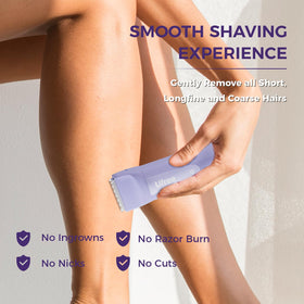 Ufree detail trimmer in use shaping bikini line for precise control