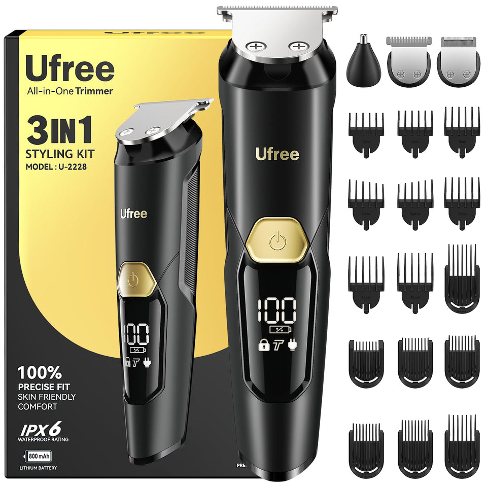 Ufree front packaging showing kit components and benefit of organized storage