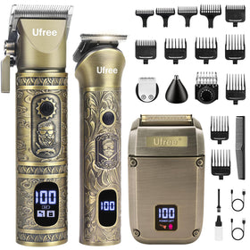 Ufree front view clippers showing ergonomic grip and professional control