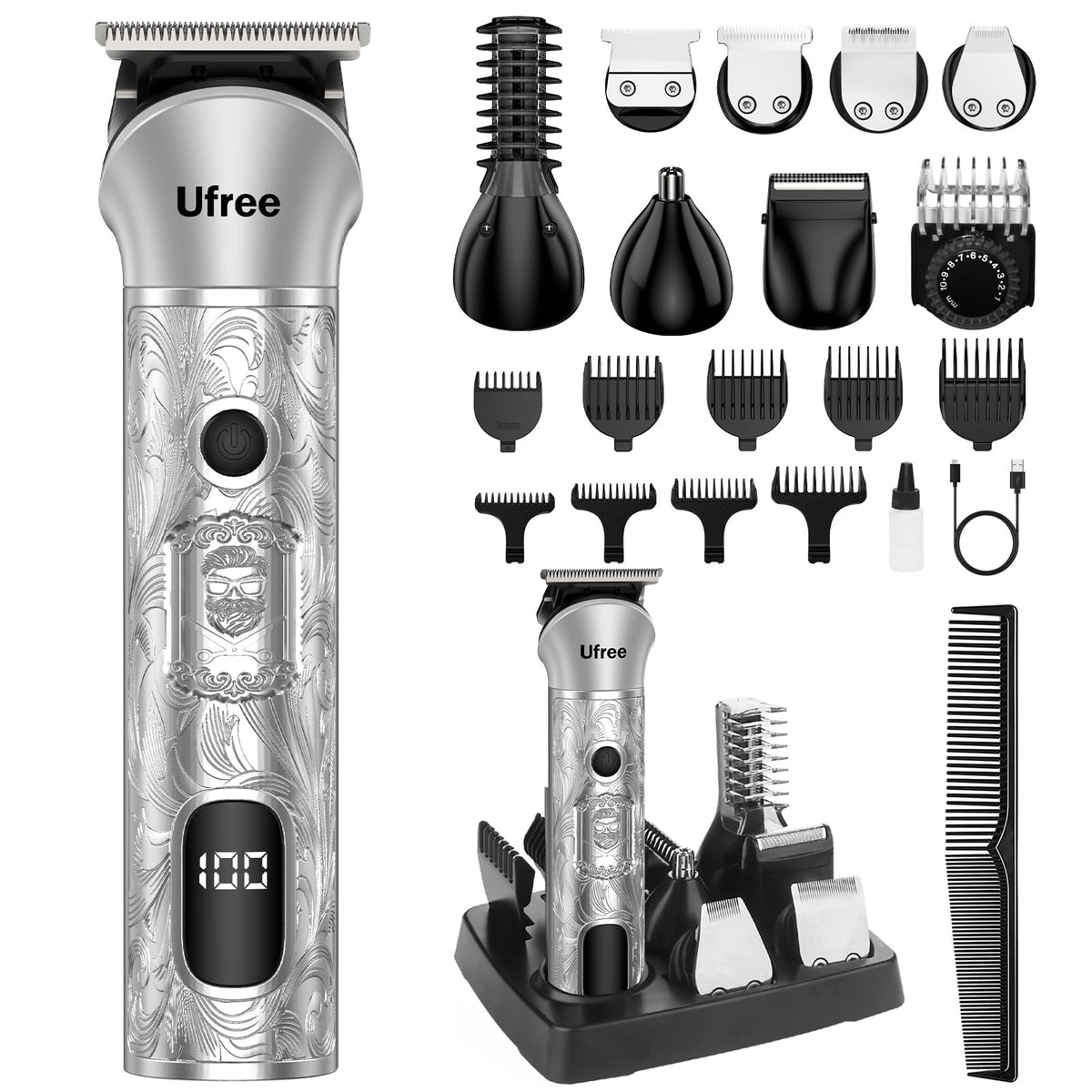 Ufree metal-body front view showing durable design and premium look