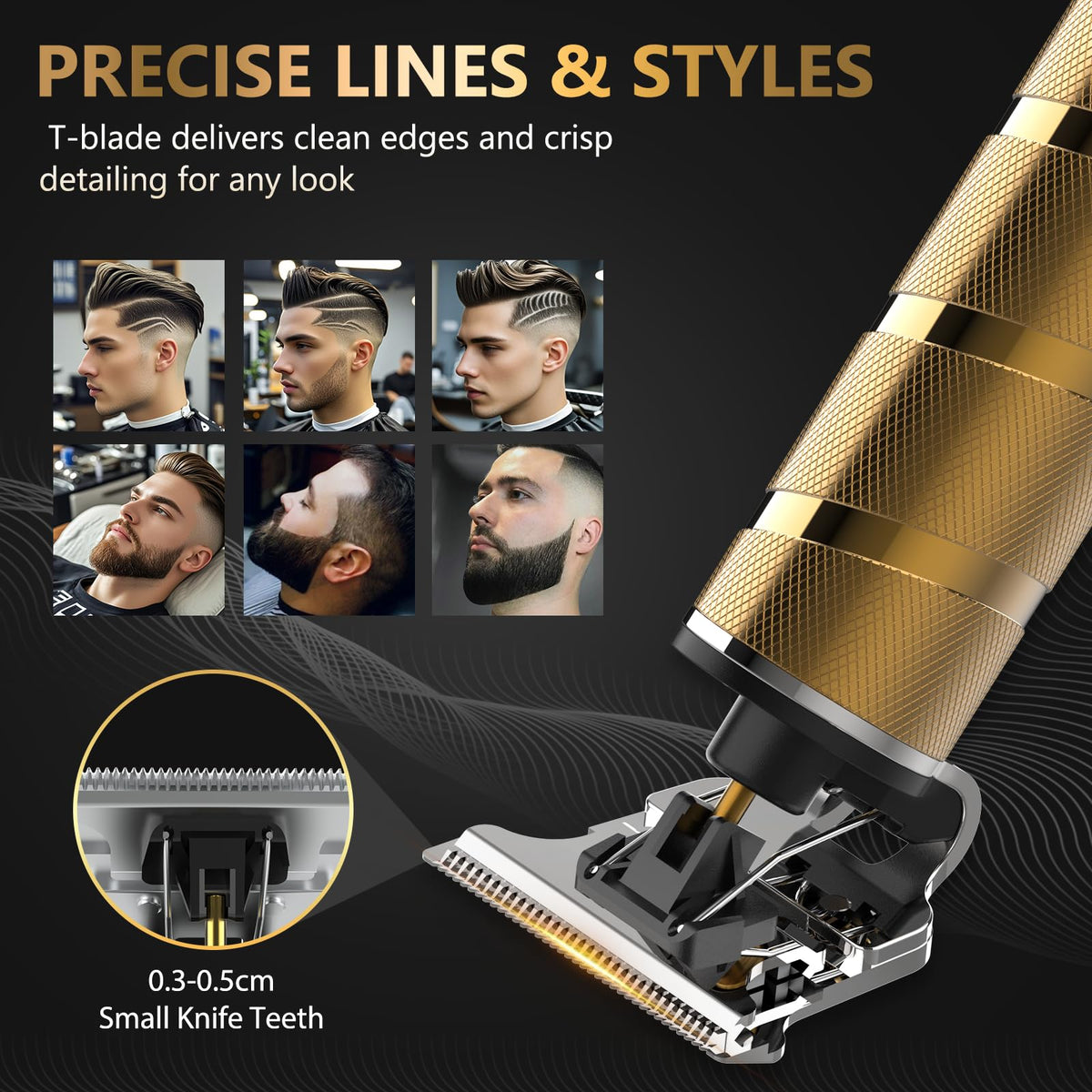 Ufree guide combs and USB Type-C cable displayed for versatile trimming