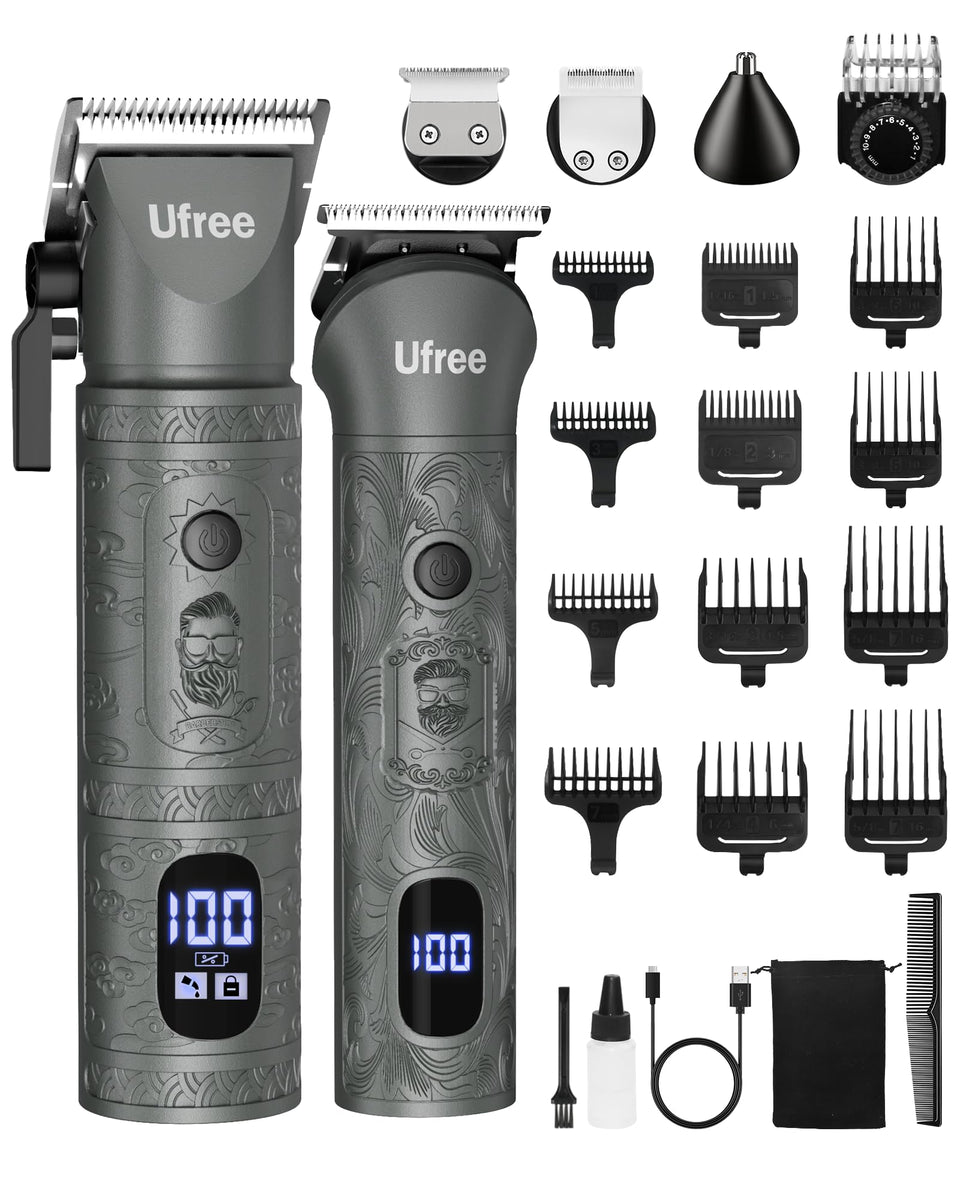 Ufree clipper front view showing compact body and professional design benefit: reliable handling