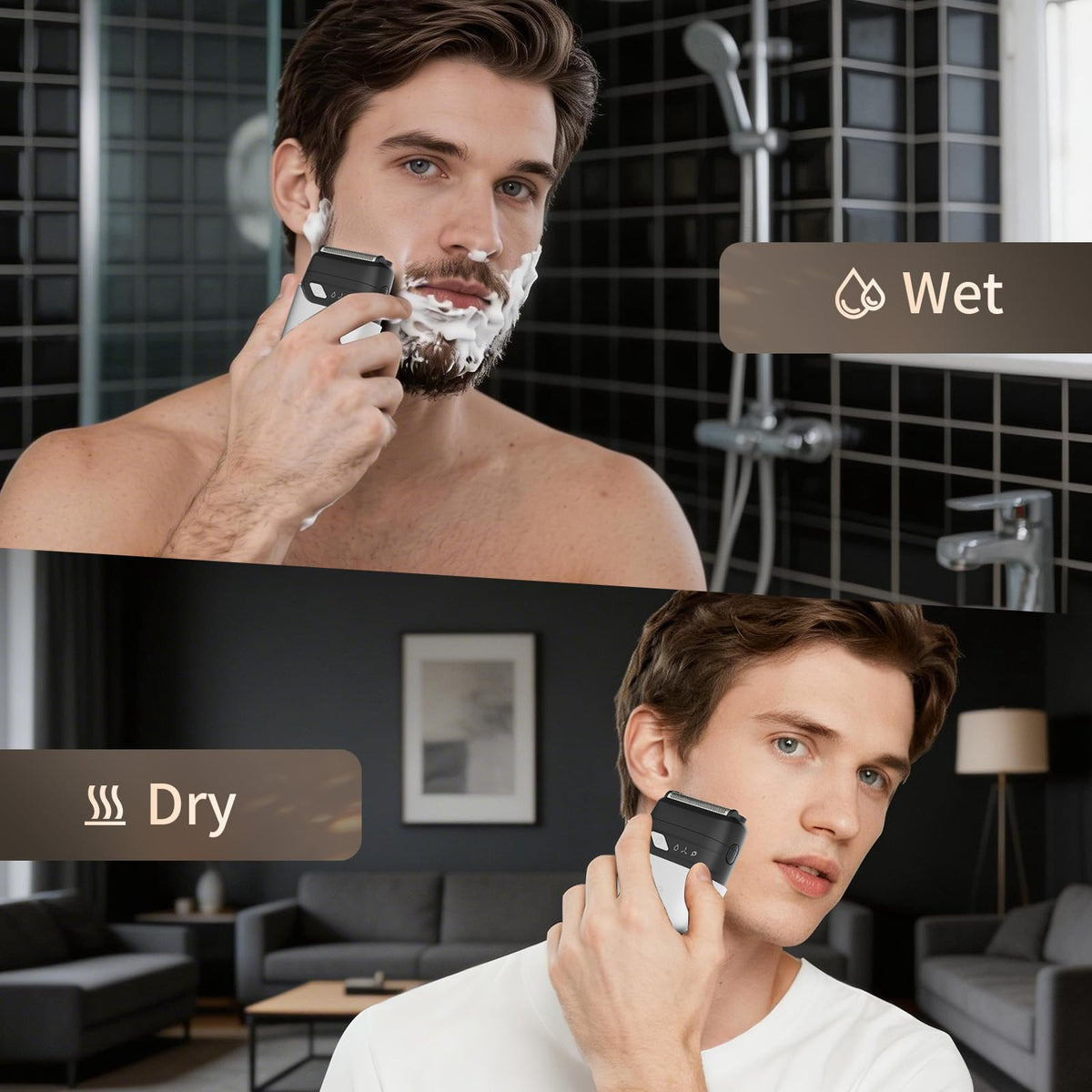 Ufree metallic finish in bathroom lifestyle scene offering professional appearance
