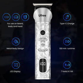 Ufree nose trimmer close-up removing hairs safely and comfortably