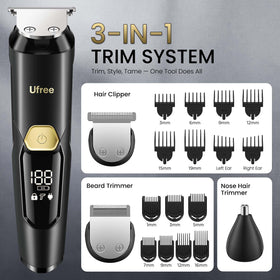 Ufree nose trimmer detail highlighting safe, precise nasal hair removal